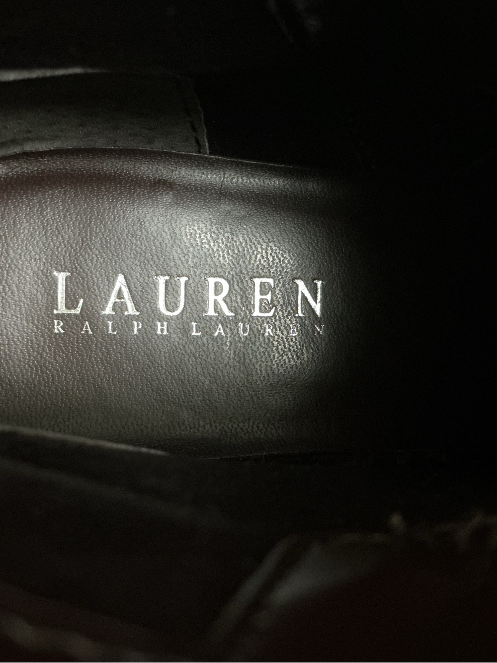 Lauren Ralph Lauren Marsha Brown Leather Ankle Boots Strappy Buckle Size 8.5B - Picture 8 of 10